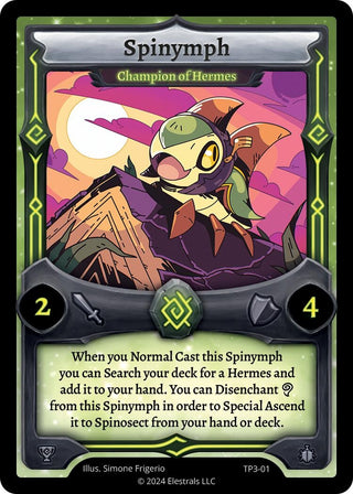 Image for Spinymph - Champion of Hermes (TP3-01) (Organized Play Series 3) - Elestrals