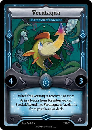Image for Verutaqua - Champion of Poseidon (TP3-02) (Organized Play Series 3) - Elestrals