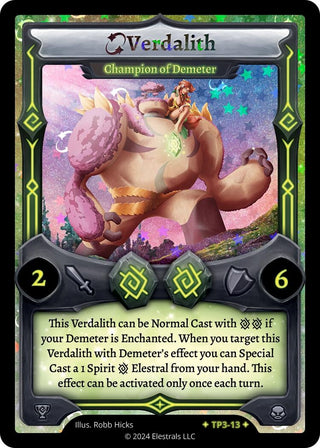 Image for Verdalith - Champion of Demeter (TP3-13) (Organized Play Series 3) - Elestrals
