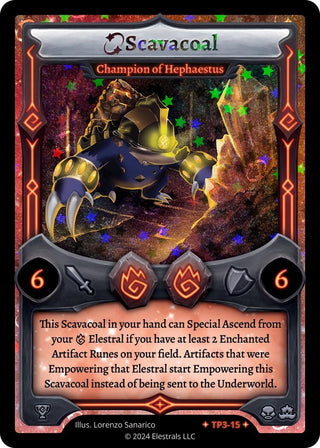 Image for Scavacoal - Champion of Hephaestus (TP3-15) (Organized Play Series 3) - Elestrals