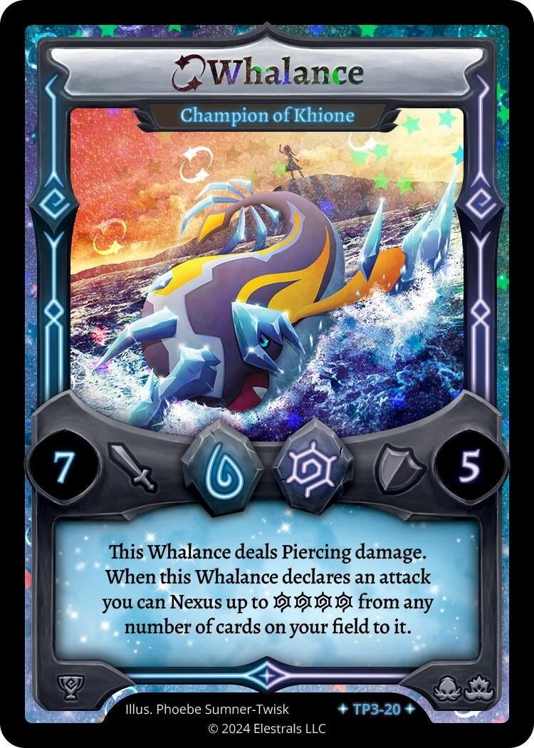 Image for Whalance - Champion of Khione (TP3-20) (Organized Play Series 3) - Elestrals
