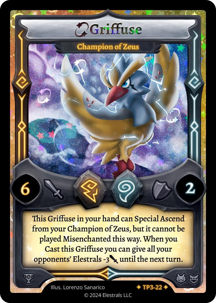 Image for Griffuse - Champion of Zeus (TP3-22) (Organized Play Series 3) - Elestrals