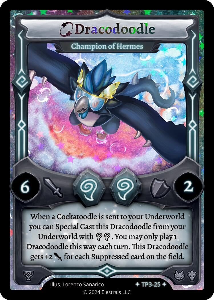 Image for Dracodoodle - Champion of Hermes (TP3-25) (Organized Play Series 3) - Elestrals