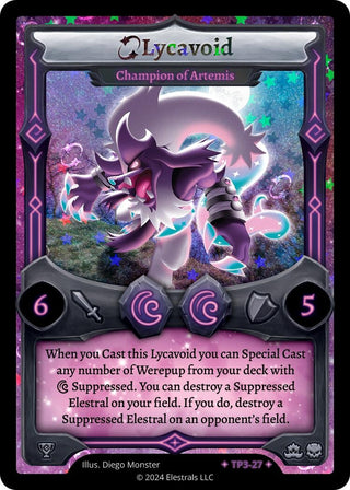 Image for Lycavoid - Champion of Artemis (TP3-27) (Organized Play Series 3) - Elestrals