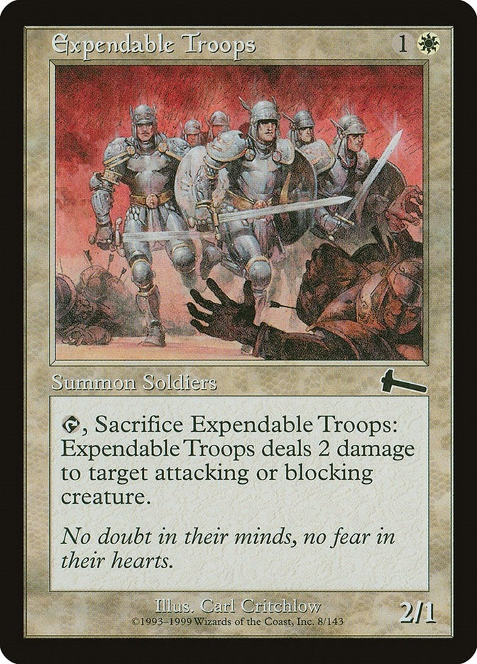 Expendable Troops (8) [ULG] - MTG Single