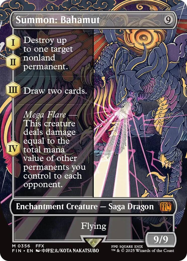 Summon: Bahamut (Borderless) (356) [FINAL FANTASY]