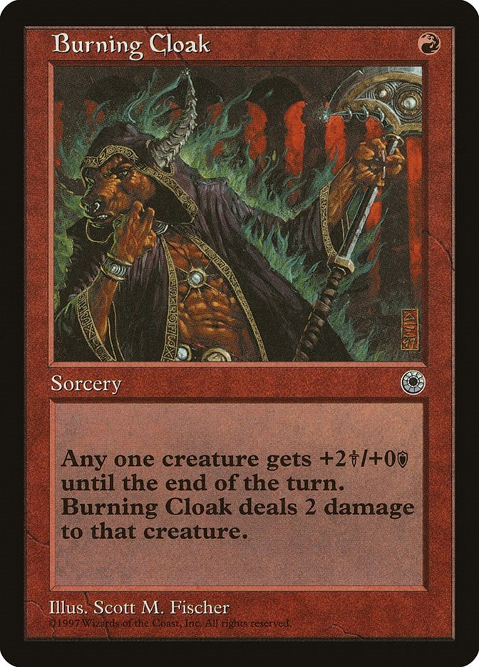 Burning Cloak [POR] - MTG Single
