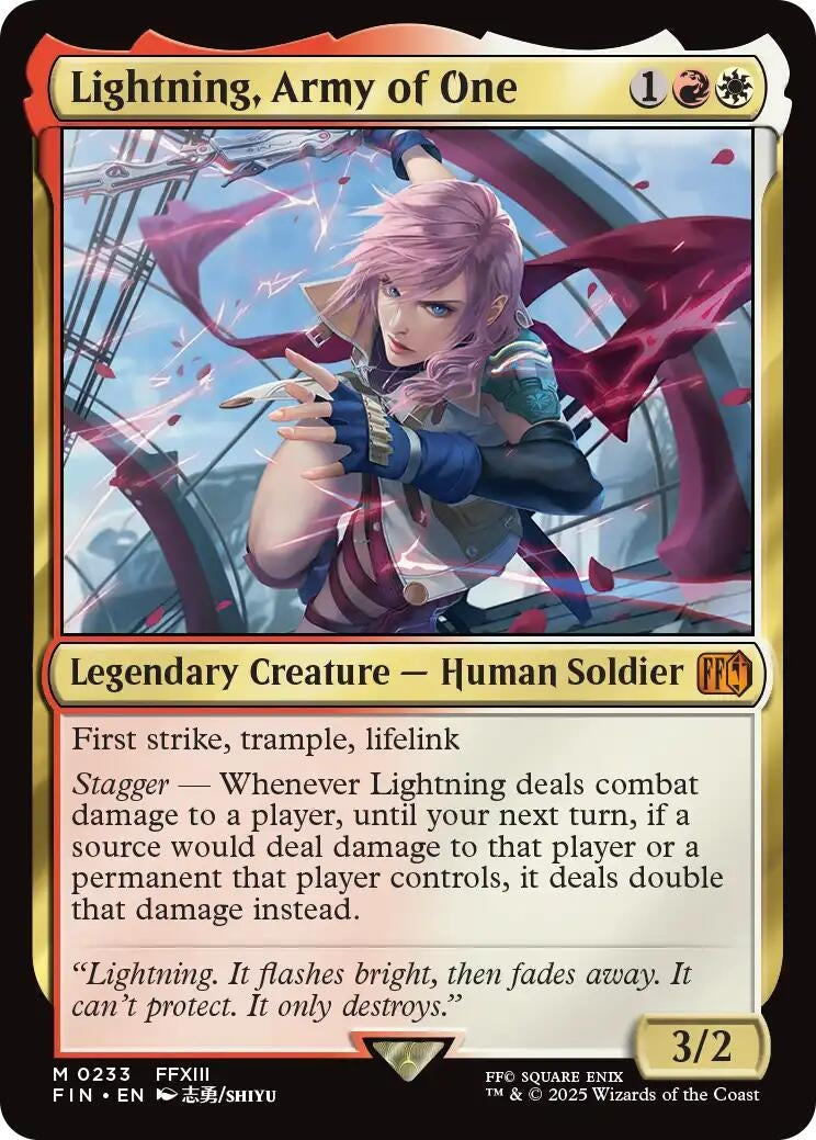 Lightning, Army of One (233) (FINAL FANTASY)