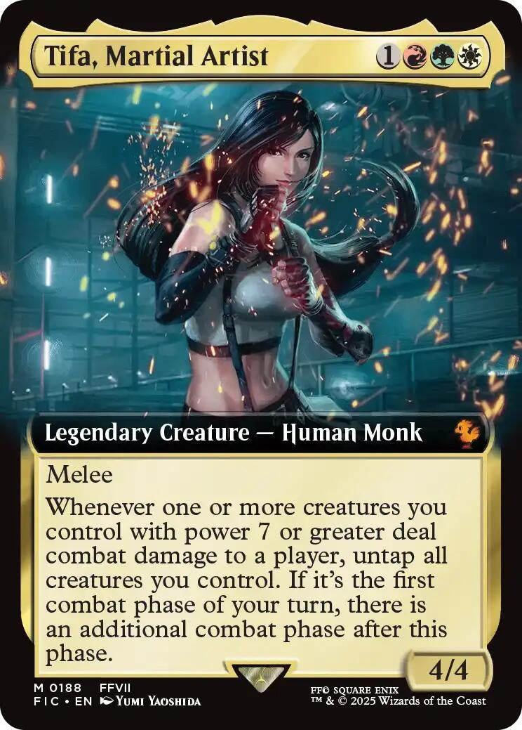 Image for Tifa, Martial Artist (Extended Art) (188) (Commander: FINAL FANTASY) - Magic: The Gathering
