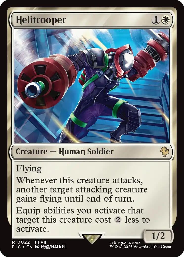 Image for Helitrooper (22) (Commander: FINAL FANTASY) - Magic: The Gathering