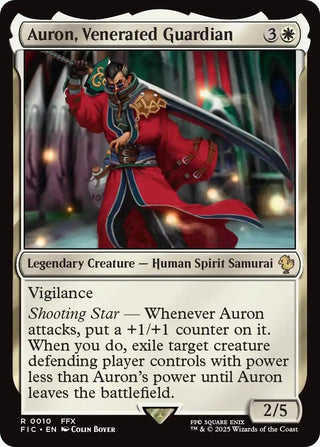 Auron, Venerated Guardian (10) (Commander: FINAL FANTASY)