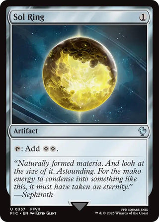 Image for Sol Ring (0357) (357) (Commander: FINAL FANTASY) - Magic: The Gathering