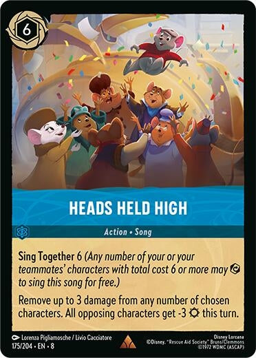Image for Heads Held High (175/204) [Reign of Jafar] - Disney Lorcana
