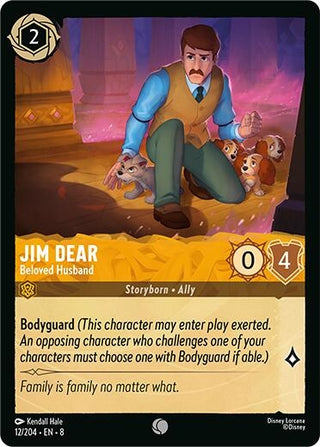 Image for Jim Dear - Beloved Husband (12/204) [Reign of Jafar] - Disney Lorcana