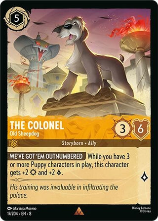 Image for The Colonel - Old Sheepdog (17/204) [Reign of Jafar] - Disney Lorcana