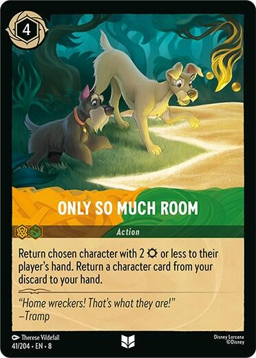 Image for Only So Much Room (41/204) [Reign of Jafar] - Disney Lorcana
