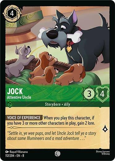 Image for Jock - Attentive Uncle (112/204) [Reign of Jafar] - Disney Lorcana