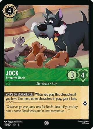 Image for Jock - Attentive Uncle (112/204) [Reign of Jafar] - Disney Lorcana