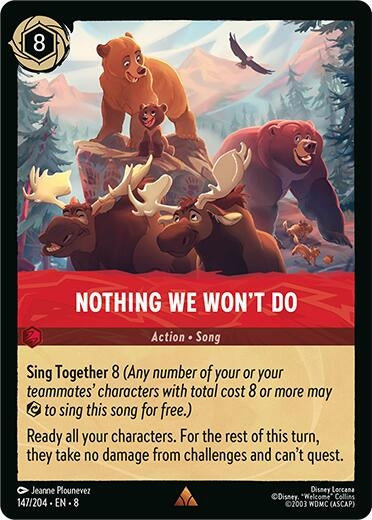 Image for Nothing We Won't Do (147/204) [Reign of Jafar] - Disney Lorcana
