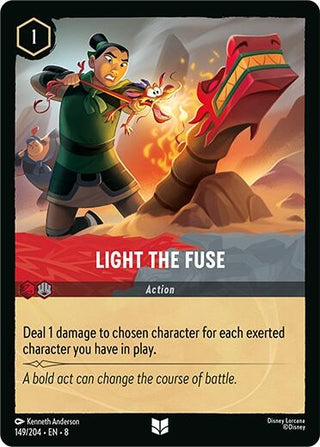 Image for Light the Fuse (149/204) [Reign of Jafar] - Disney Lorcana