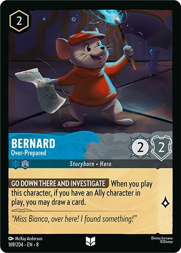 Image for Bernard - Over Prepared (169/204) [Reign of Jafar] - Disney Lorcana