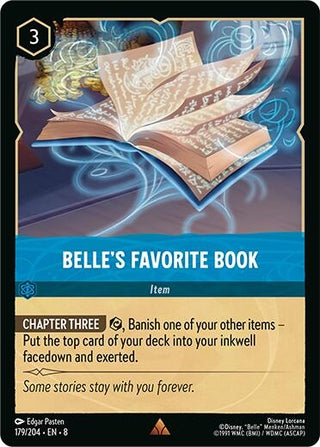 Image for Belle's Favorite Book (179/204) [Reign of Jafar] - Disney Lorcana