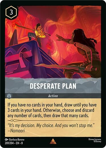 Image for Desperate Plan (201/204) [Reign of Jafar] - Disney Lorcana