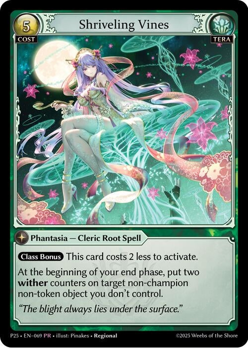 Image for Shriveling Vines (069) (Promotional Cards) - Grand Archive TCG