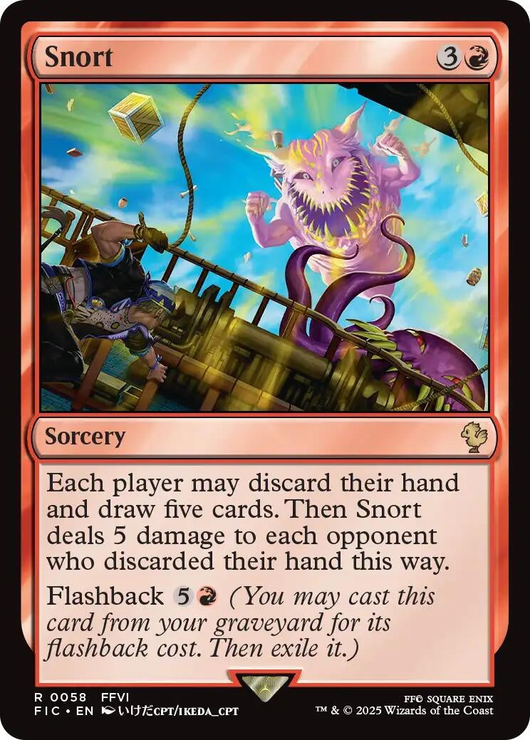 Snort (58) (Commander: FINAL FANTASY)