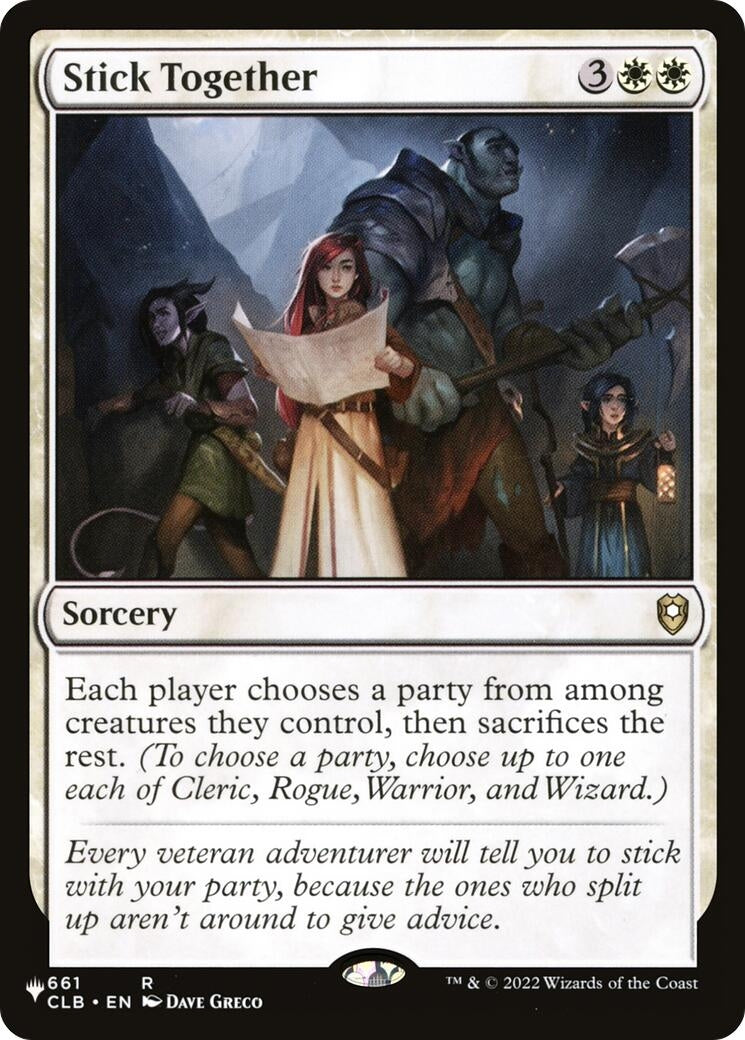 Image for Stick Together (661) (The List Reprints) - Magic: The Gathering