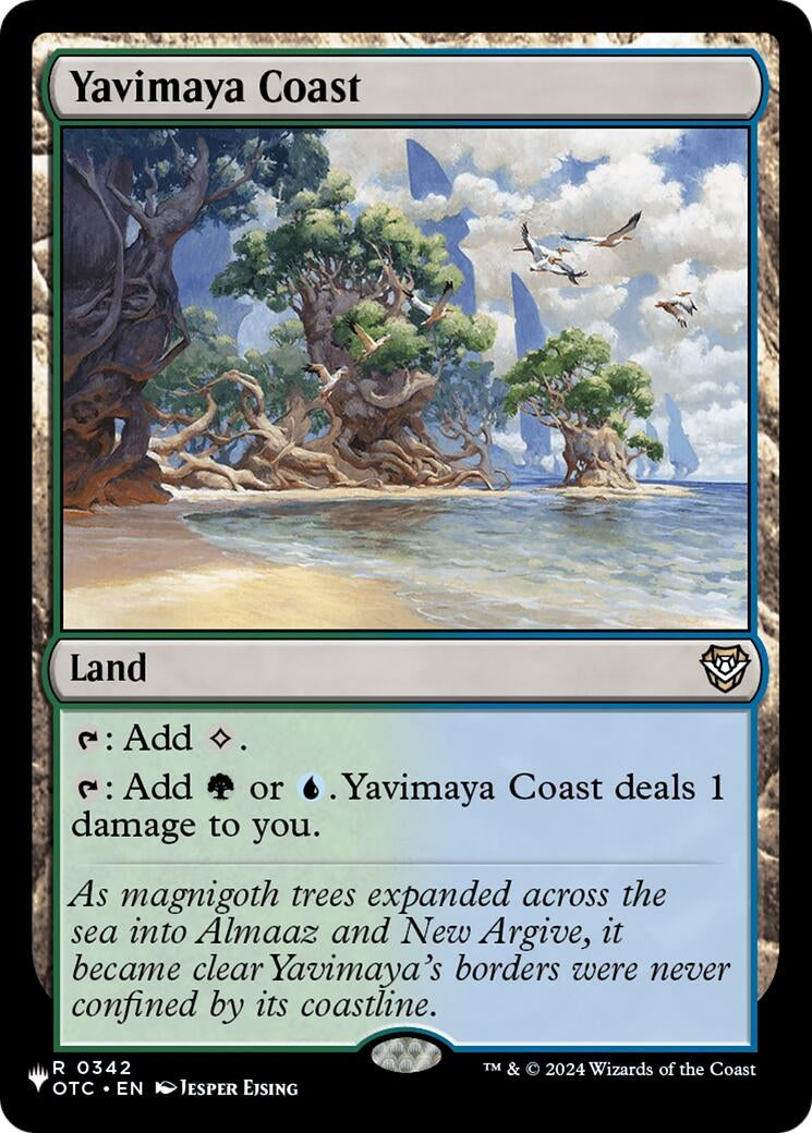 Image for Yavimaya Coast (342) (The List Reprints) - Magic: The Gathering