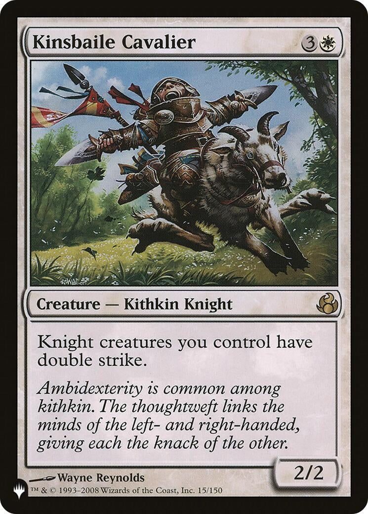 Image for Kinsbaile Cavalier (015/150) (The List Reprints) - Magic: The Gathering