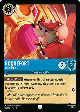 Image for Roquefort - Lock Expert (172/204) [Reign of Jafar] - Disney Lorcana