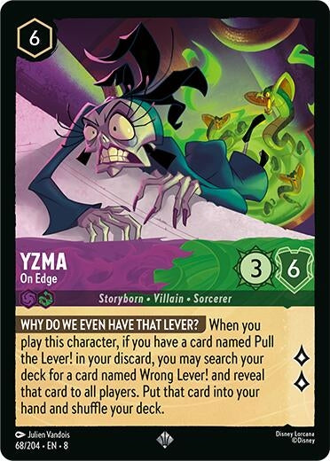 Image for Yzma - On Edge (68/204) [Reign of Jafar] - Disney Lorcana