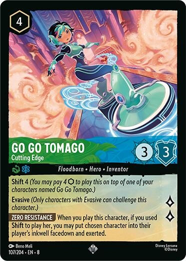 Image for Go Go Tomago - Cutting Edge (107/204) [Reign of Jafar] - Disney Lorcana