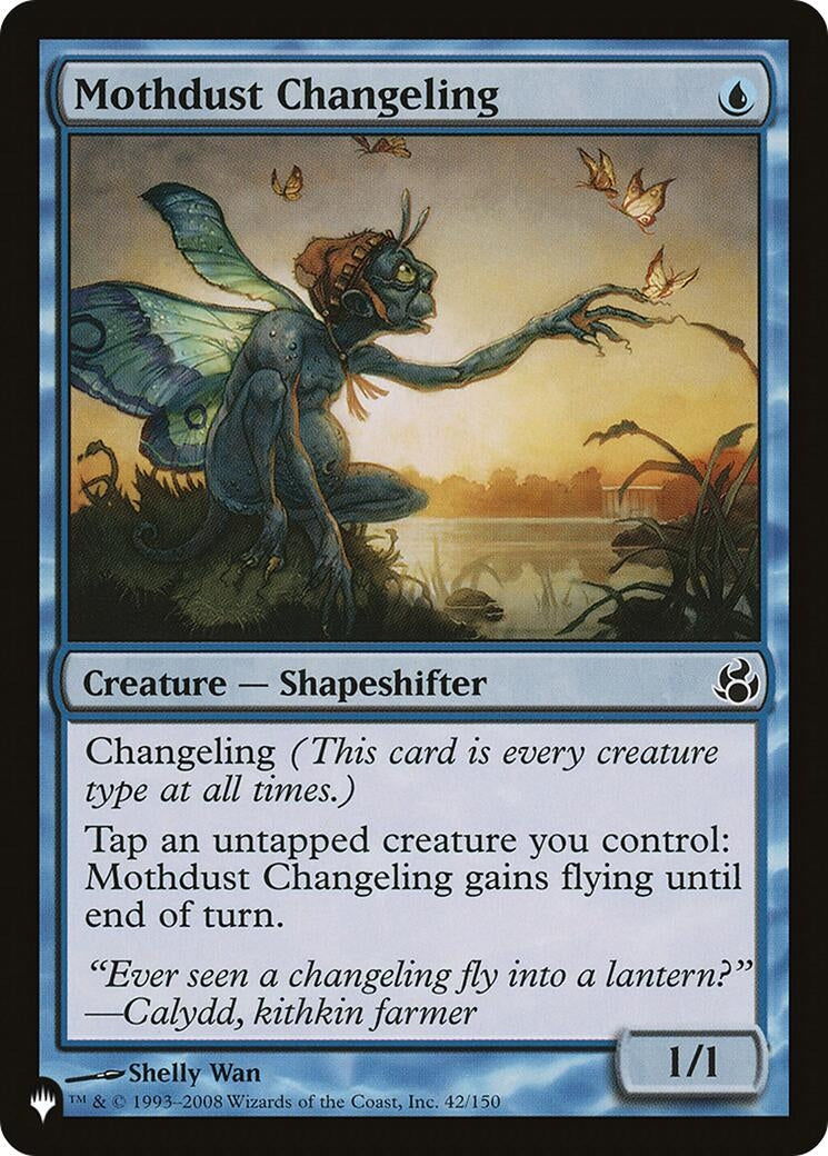 Image for Mothdust Changeling (MOR) (42) (The List Reprints) - Magic: The Gathering