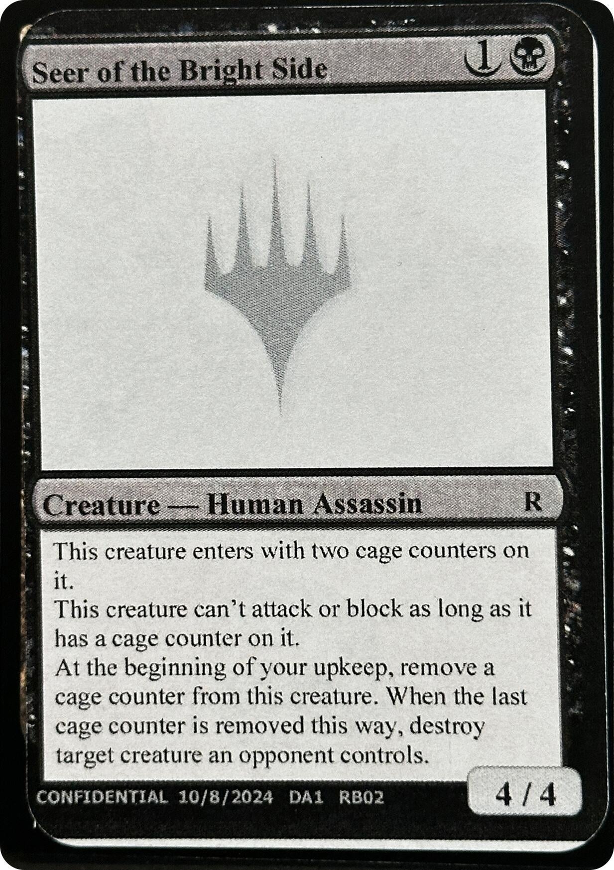 Image for Seer of the Bright Side (Un-Known Event Playtest Cards) - Magic: The Gathering