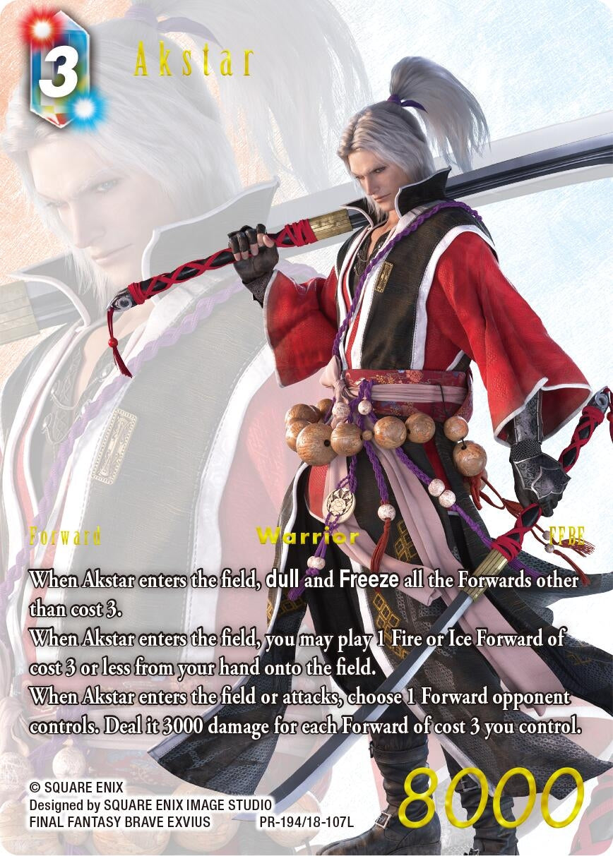 Image for Akstar (PR-194/18-107L) (PR-194/18-107L) (FF: Promo Cards) - Final Fantasy TCG