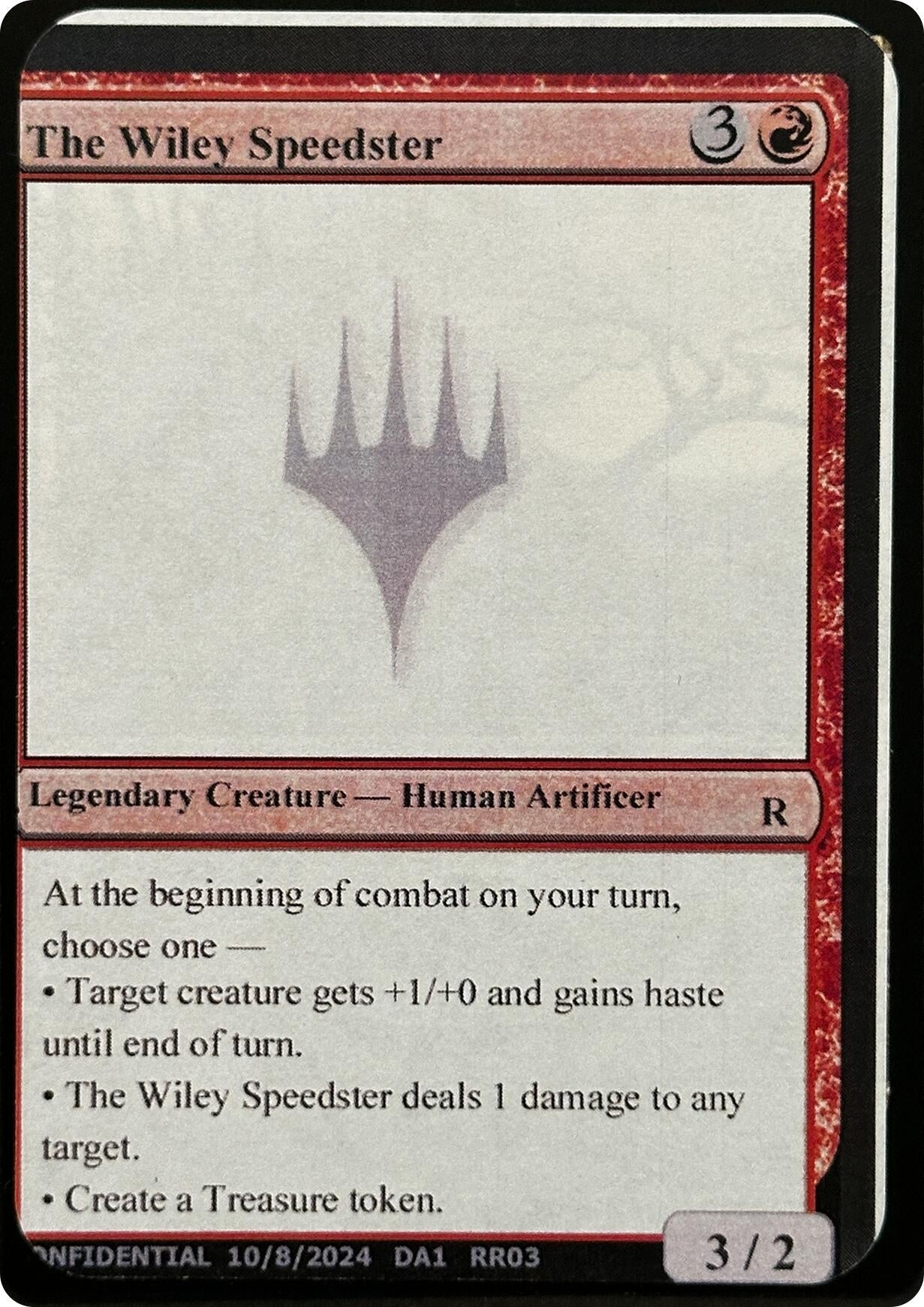 Image for The Wiley Speedster (Un-Known Event Playtest Cards) - Magic: The Gathering