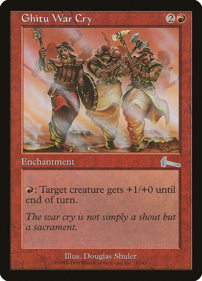 Ghitu War Cry (78) [ULG] - MTG Single