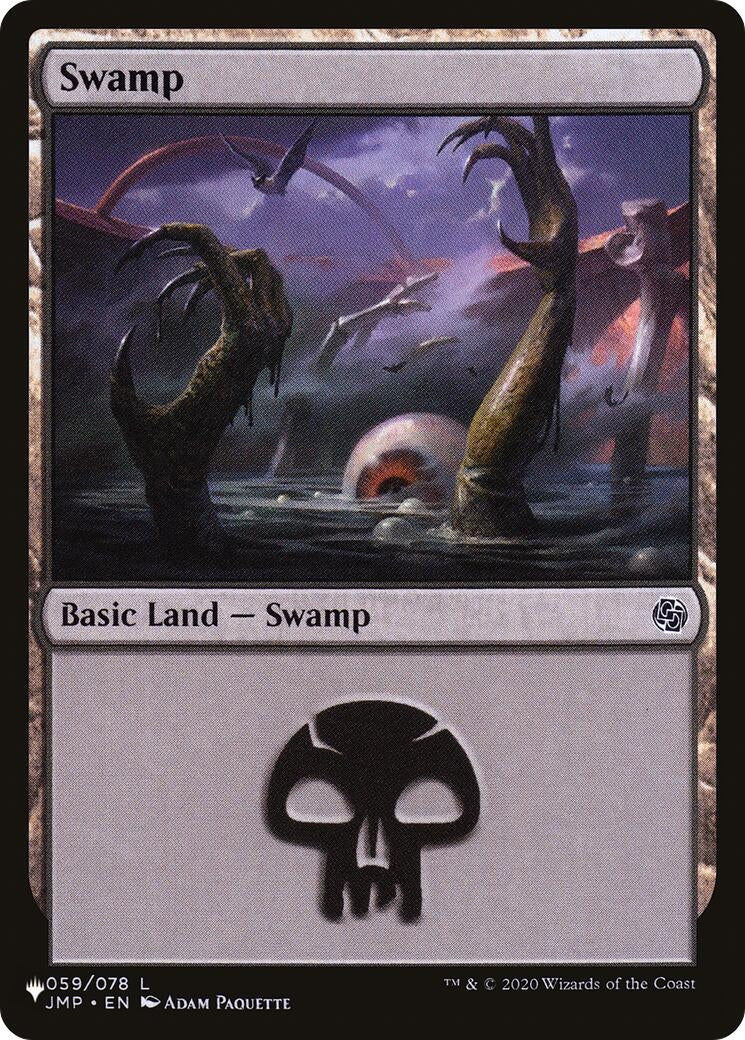 Image for Swamp (059) (JMP) (059/078) (The List Reprints) - Magic: The Gathering