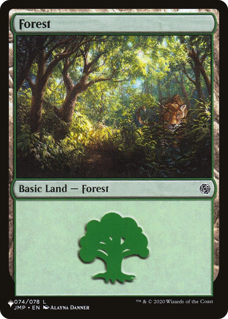 Image for Forest (074) (JMP) (074/078) (The List Reprints) - Magic: The Gathering