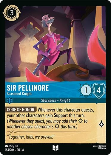 Image for Sir Pellinore - Seasoned Knight (154/204) [Reign of Jafar] - Disney Lorcana