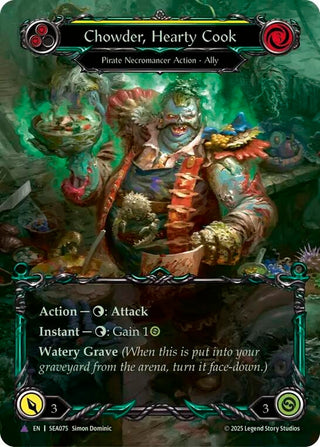 Image for Chowder, Hearty Cook (Marvel) (SEA075) (High Seas) - Flesh and Blood TCG