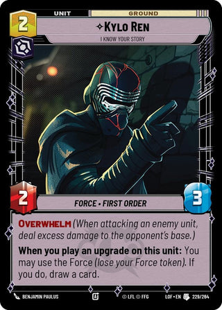 Kylo Ren Know Your Story (229/264) [Legends of the Force]