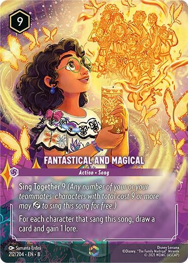 Image for Fantastical and Magical (Enchanted) (212/204) [Reign of Jafar] - Disney Lorcana