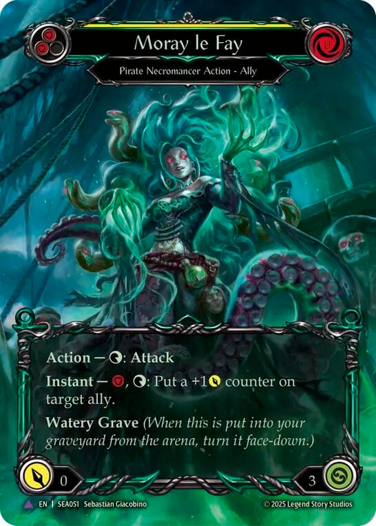 Image for Moray le Fay (Marvel) (SEA051) (High Seas) - Flesh and Blood TCG