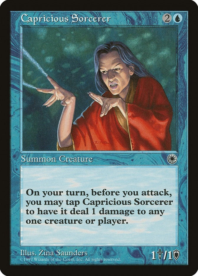 Capricious Sorcerer [POR] - MTG Single