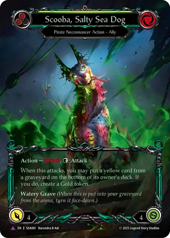 Image for Scooba, Salty Sea Dog (Marvel) (SEA061) (High Seas) - Flesh and Blood TCG