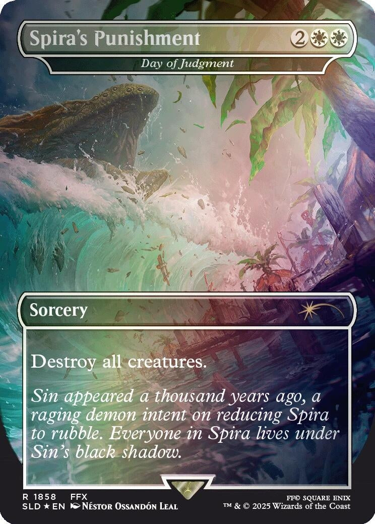 Image for Spira's Punishment - Day of Judgment (Rainbow Foil) (1858) (Secret Lair Drop Series) - Magic: The Gathering